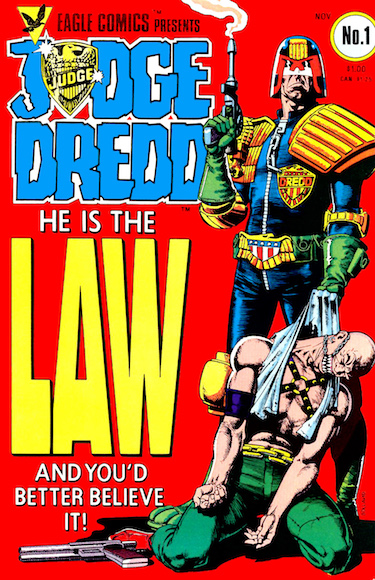 Judge Dredd Comic Cover